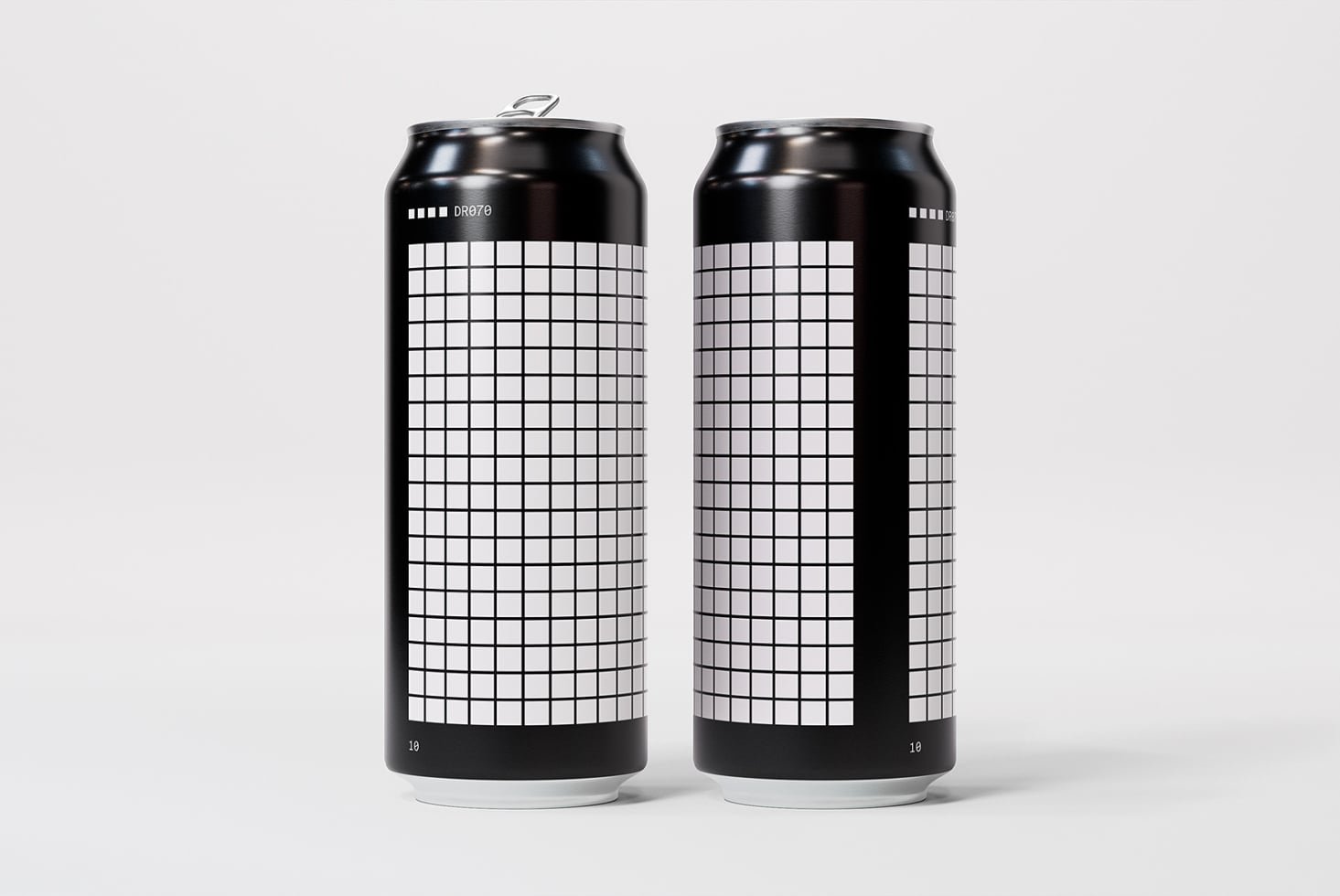 Cans (500ml) Mockup