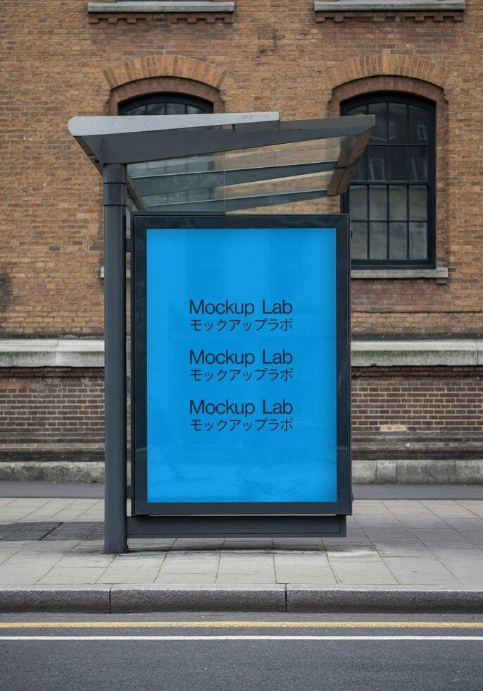 Bus Stop 01ML Mockup preview 3