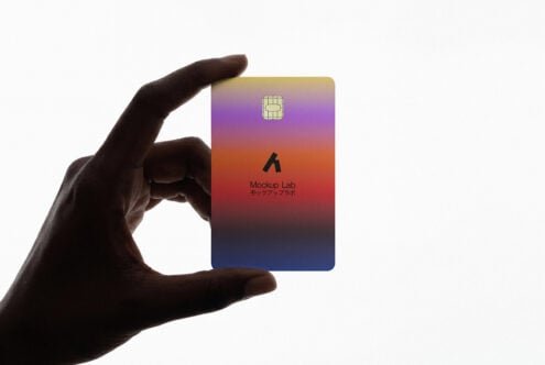 Bank card 01ML Mockup