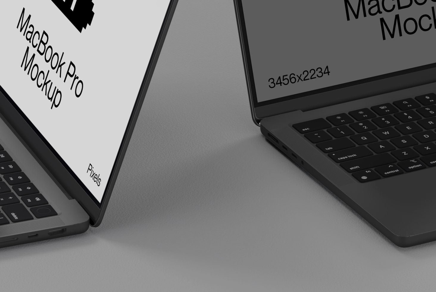 Two MacBook Pros Mockup preview 3