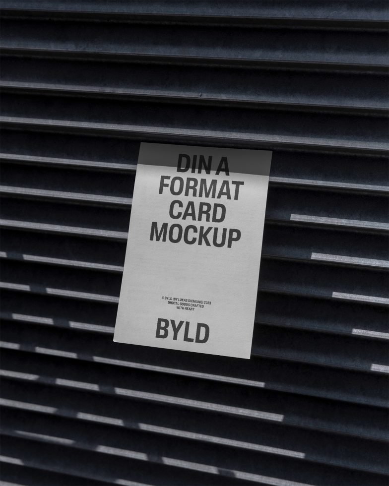 A5 Card 07 Mockup