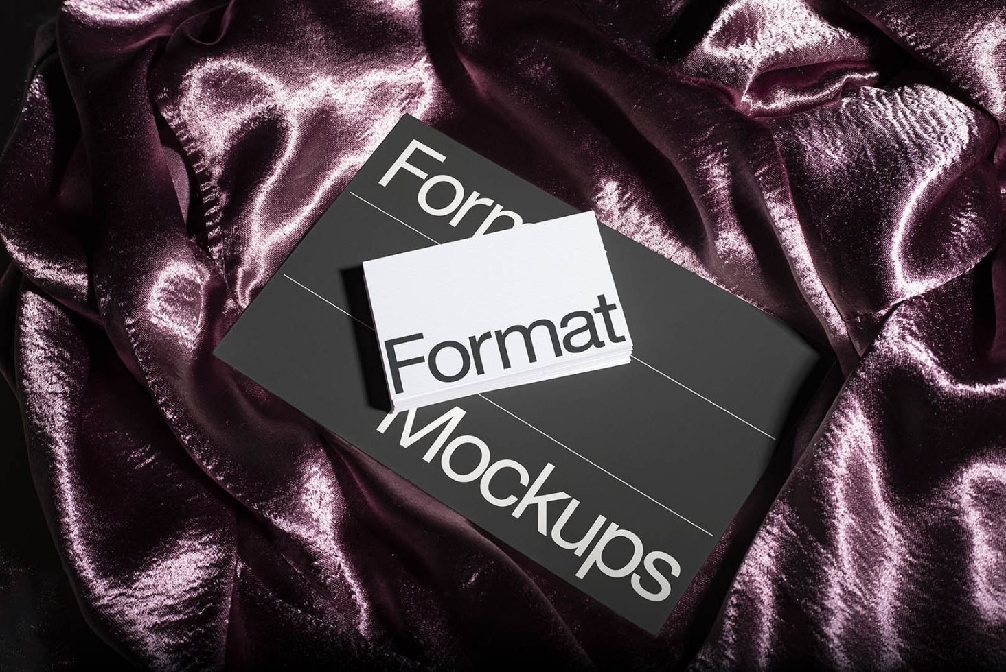 Format Card & Business Card Set Mockup 01