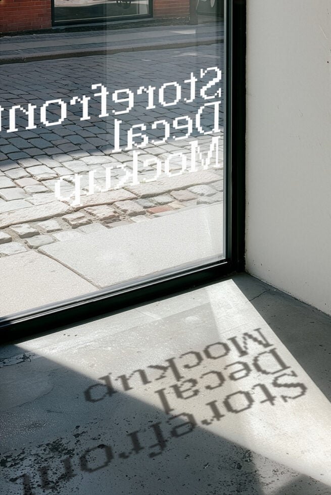 Storefront Decal D38 Mockup