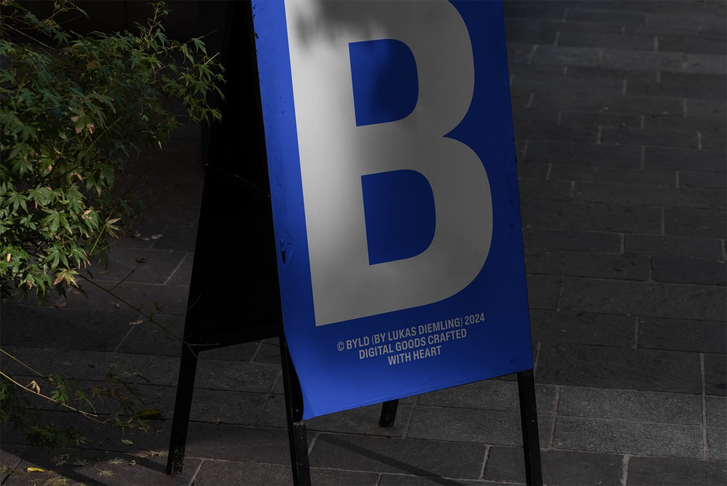 A Frame Sign 07 Mockup preview 2