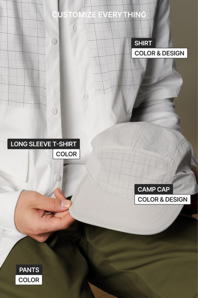 S#2 DTW Camp Cap Mockup preview 5