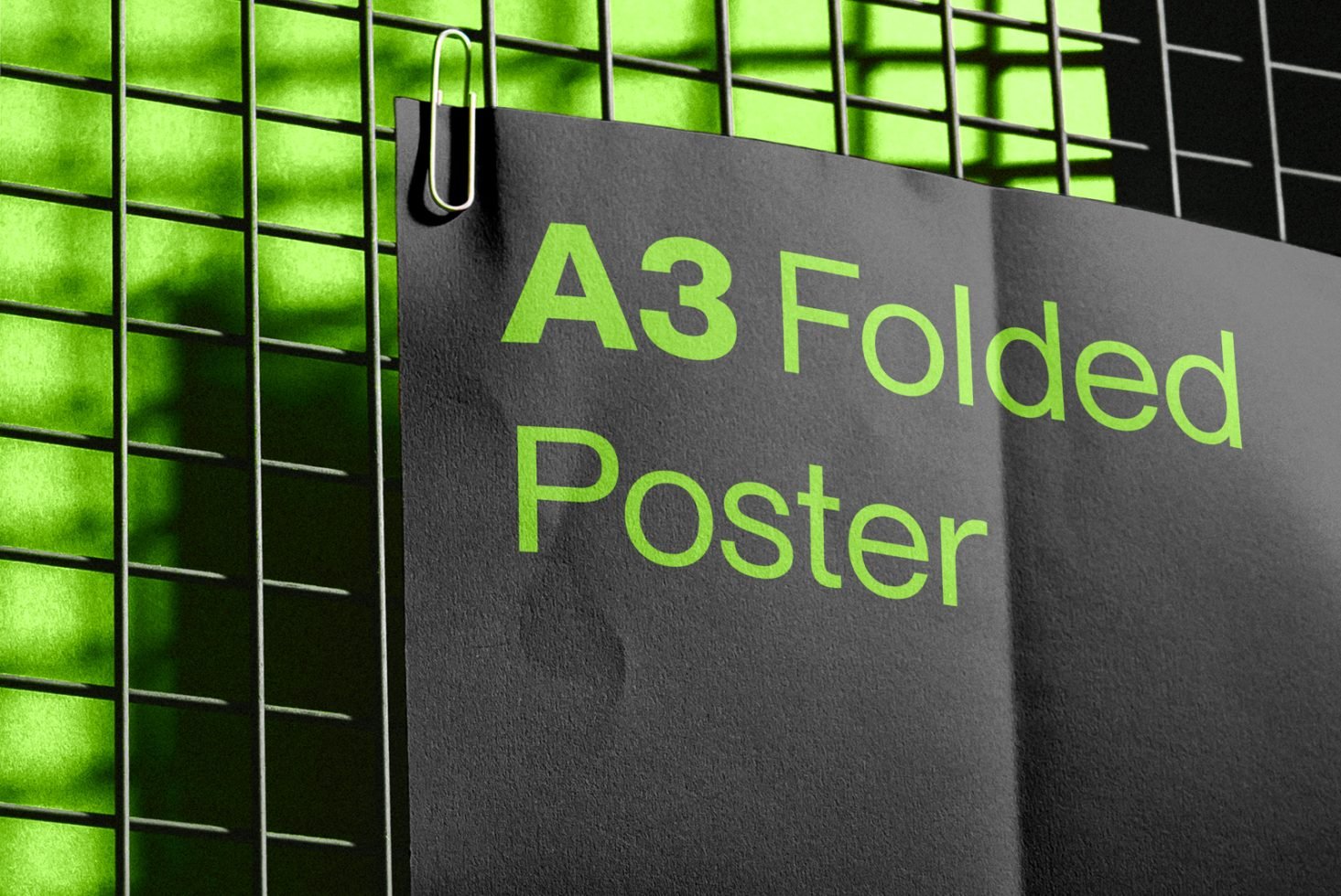 A3 Folded Poster Mockup 2 preview 3