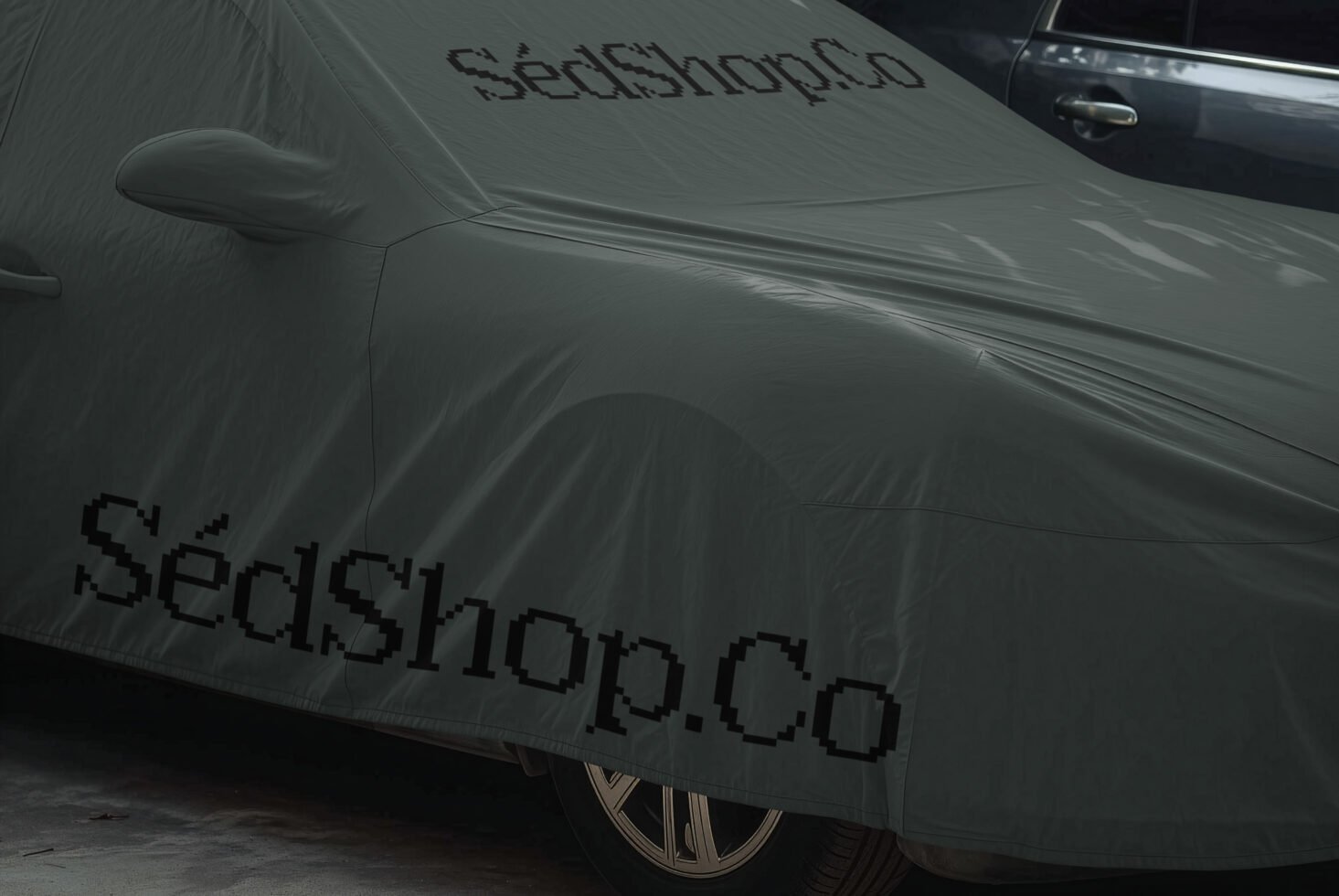 Car Cover Tarpaulin D23 Mockup preview 3