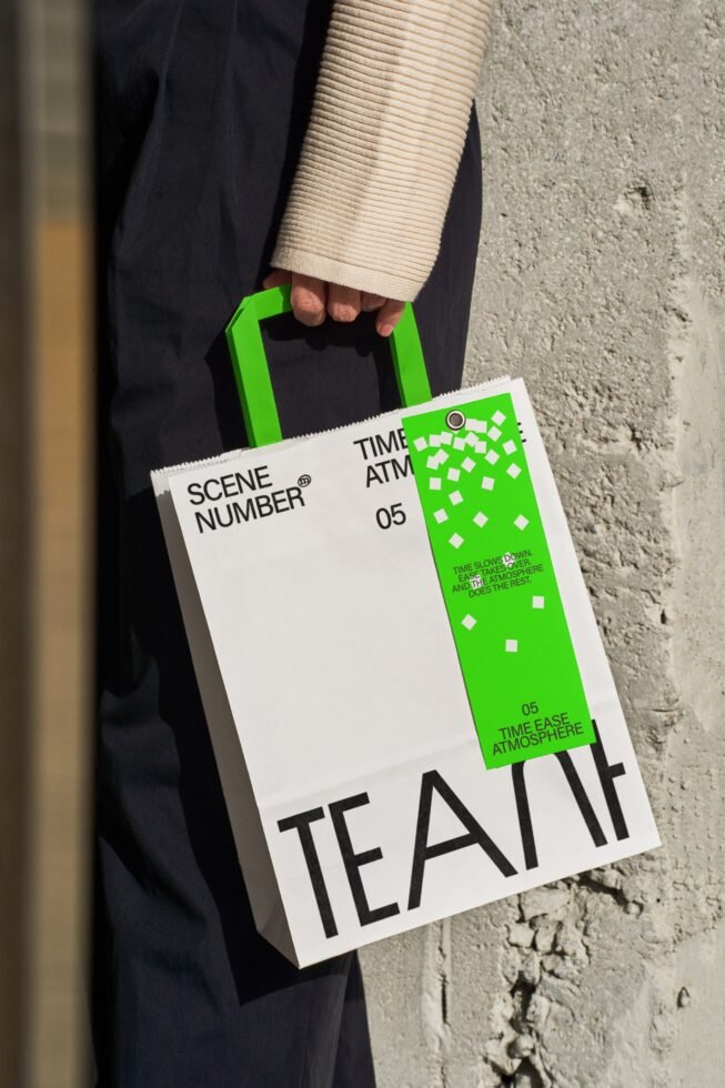 S#5 TEA Paper Bag 02 Mockup preview 5