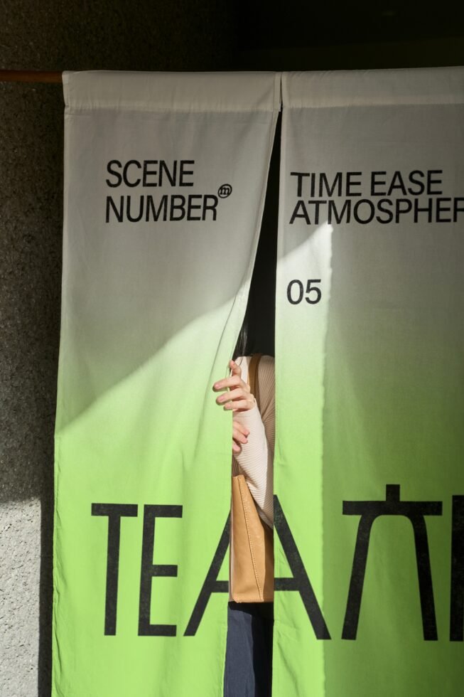 S#5 TEA Door Curtain Mockup preview 6