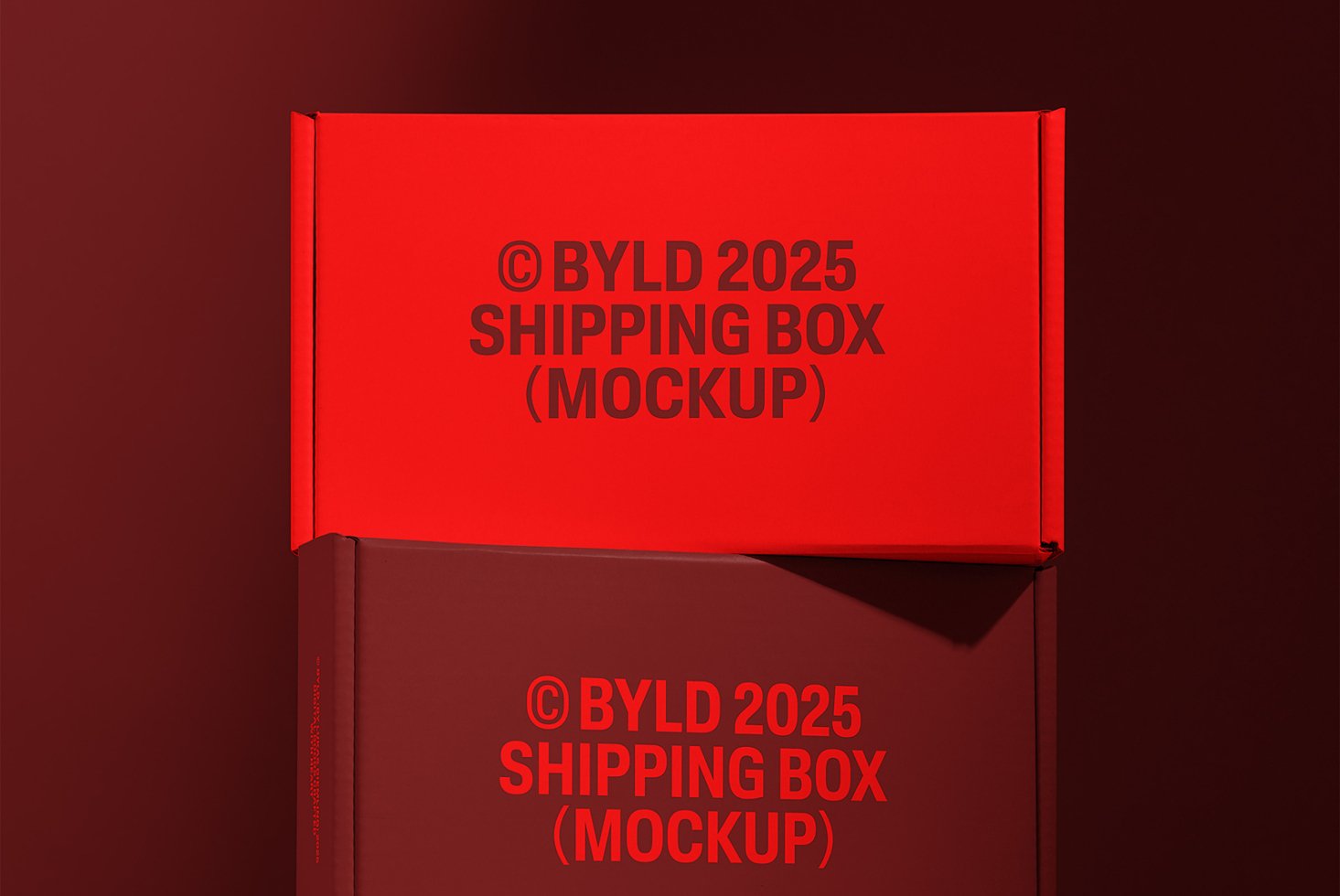 Shipping Boxes 01 Mockup preview 2