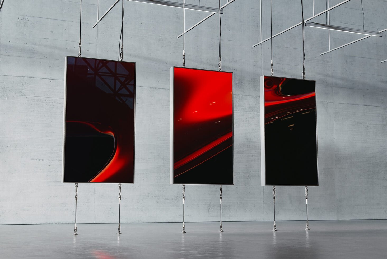 Vertical Displays Mockup 3