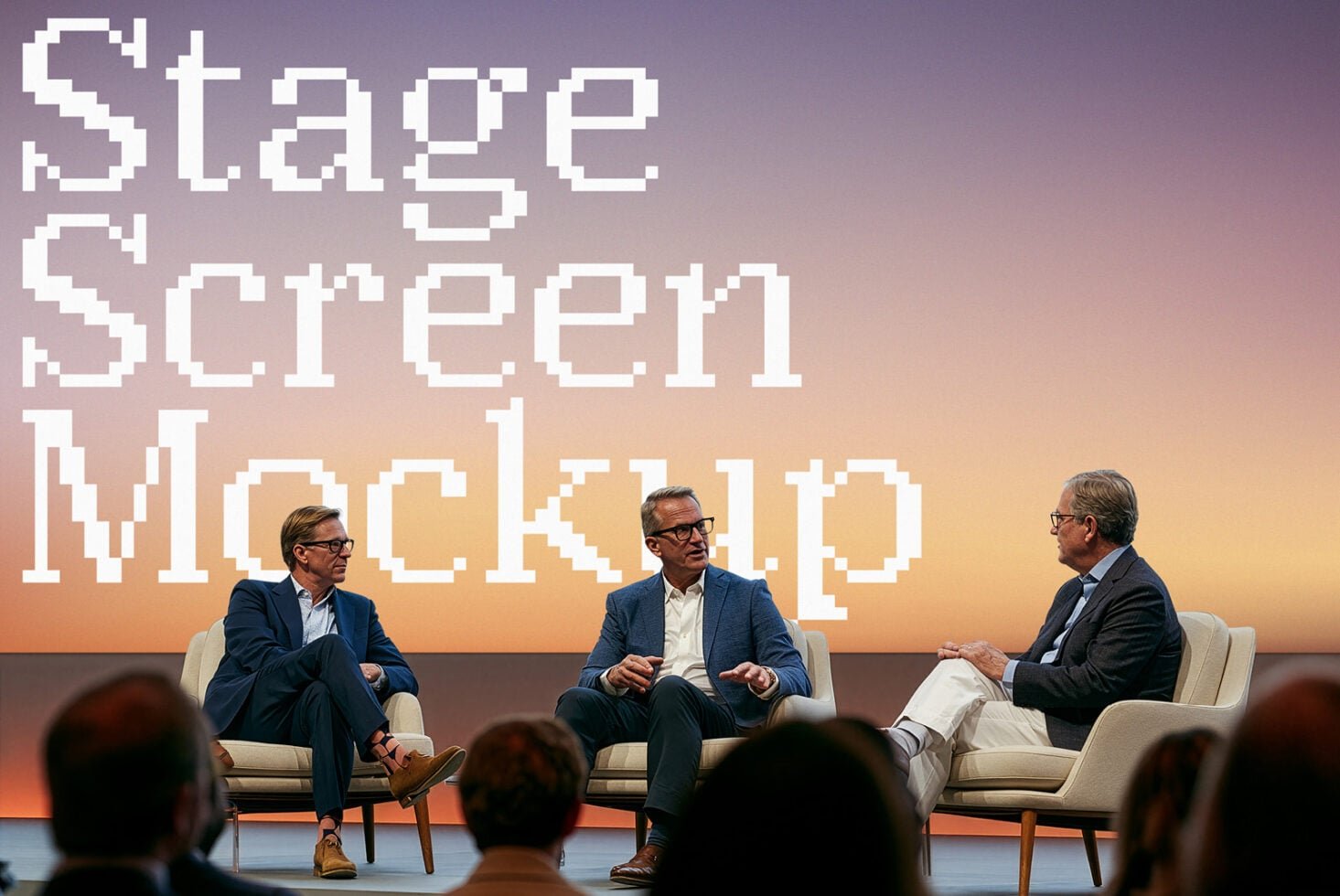 Conference Stage Screen D40 Mockup preview 3