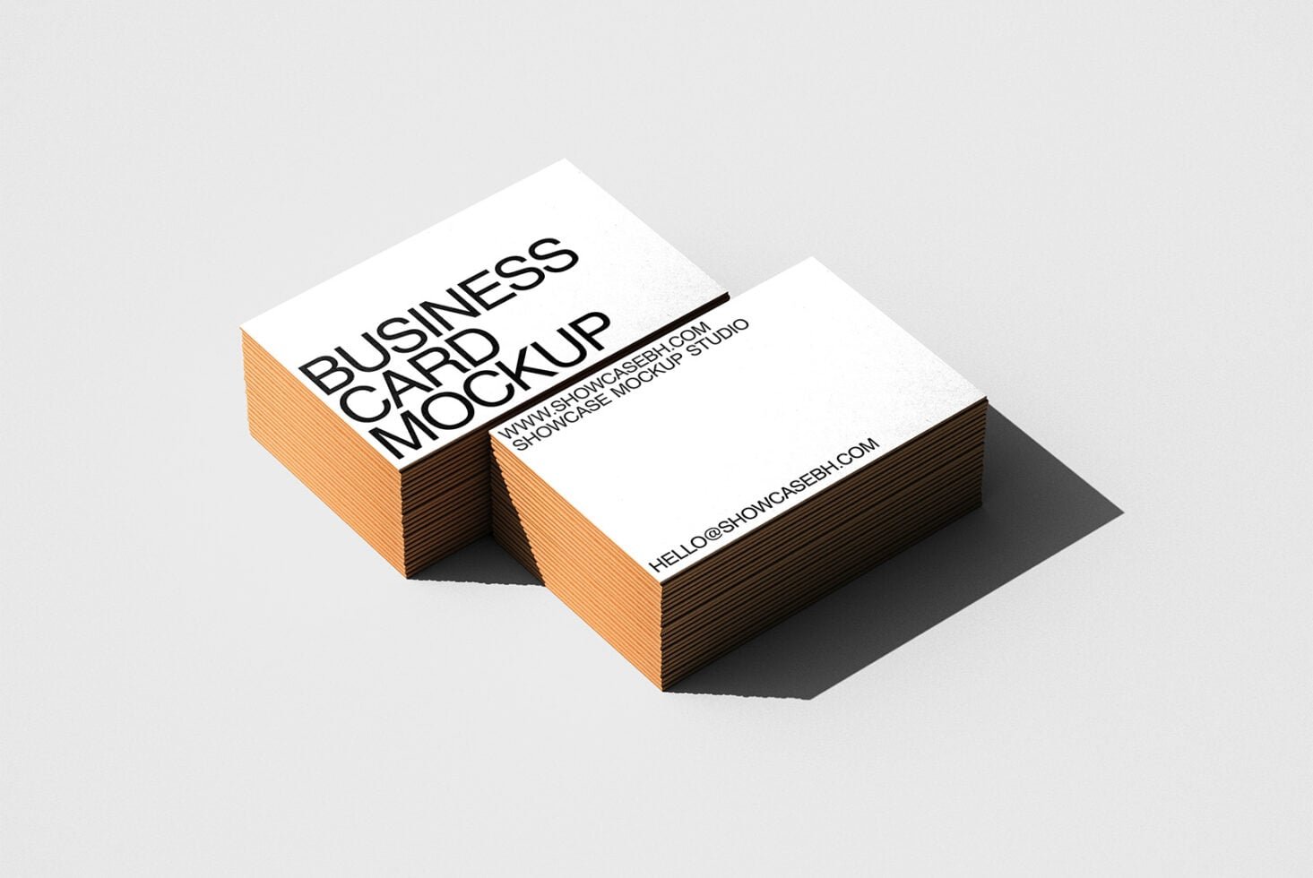 Business Card Mockup-Brown02