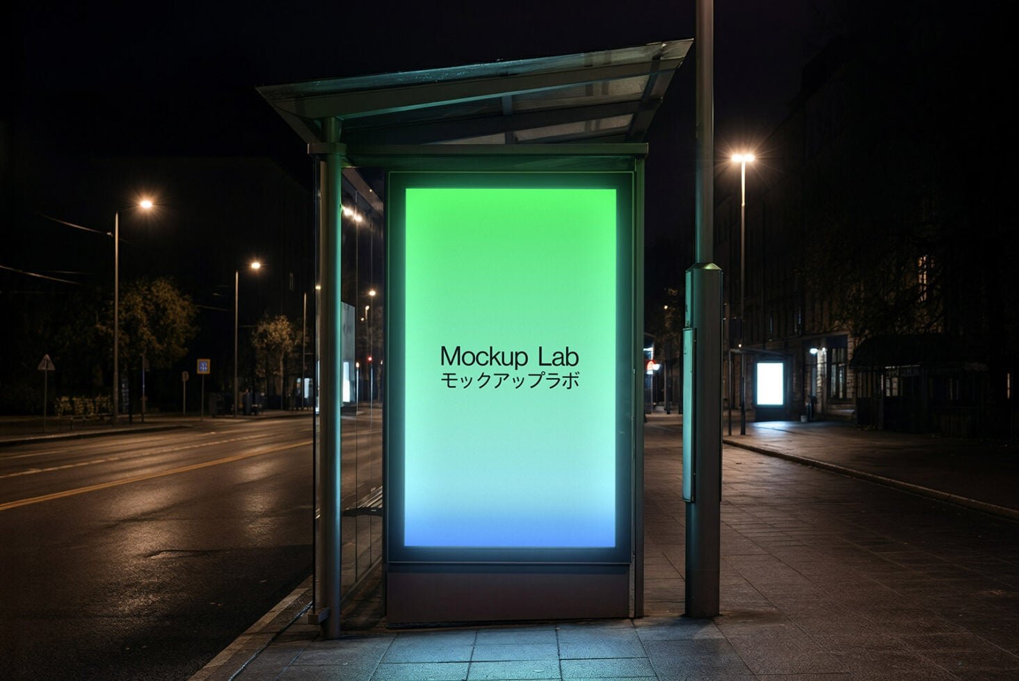 Bus Stop 02ML Mockup preview 2