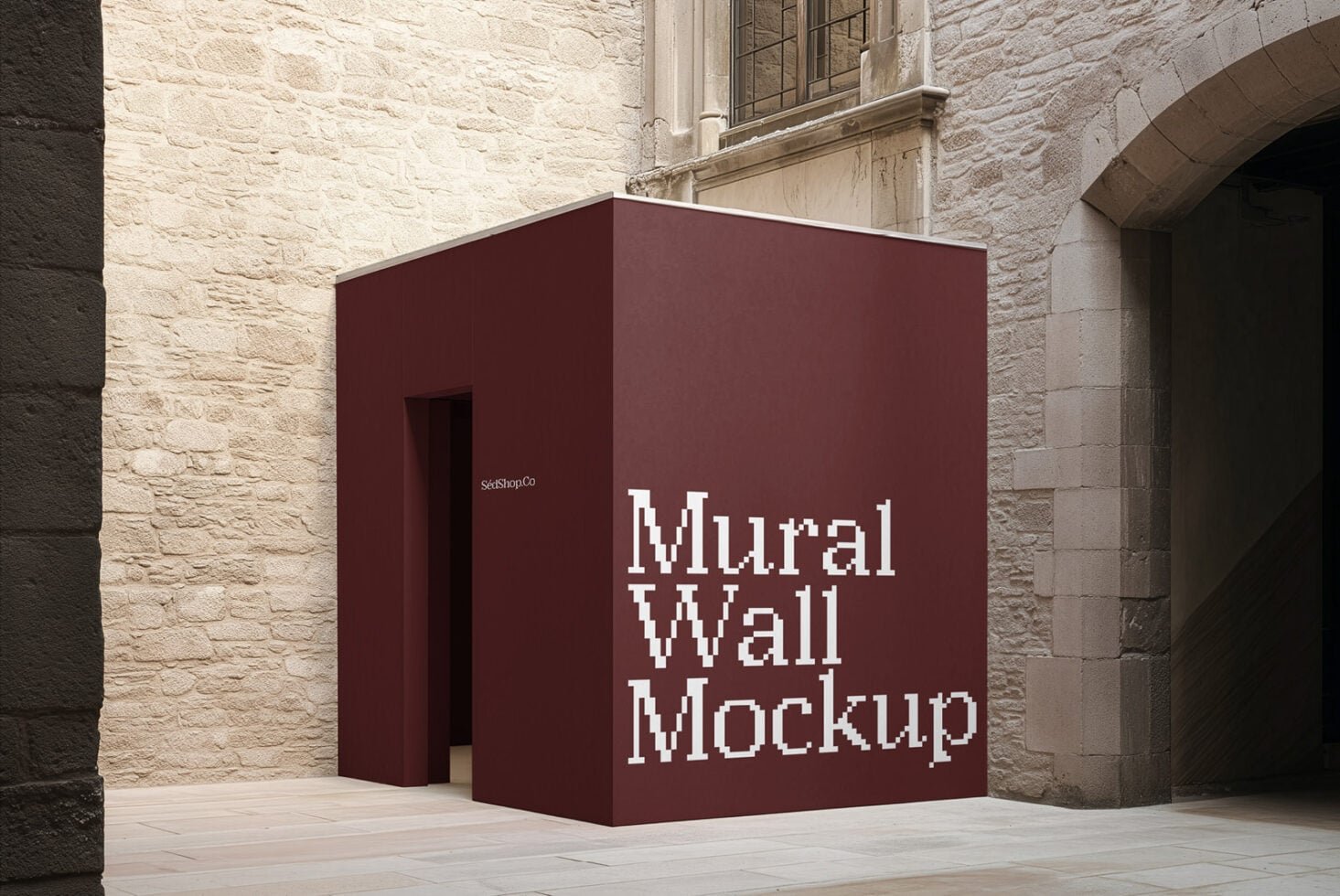 Mural Wall D31 Mockup