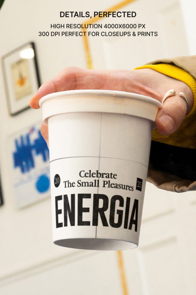 S#3 NRG Paper Cup 05 Mockup preview 6