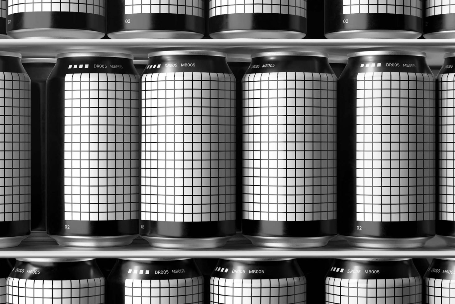 Fridge (375ml) Mockup