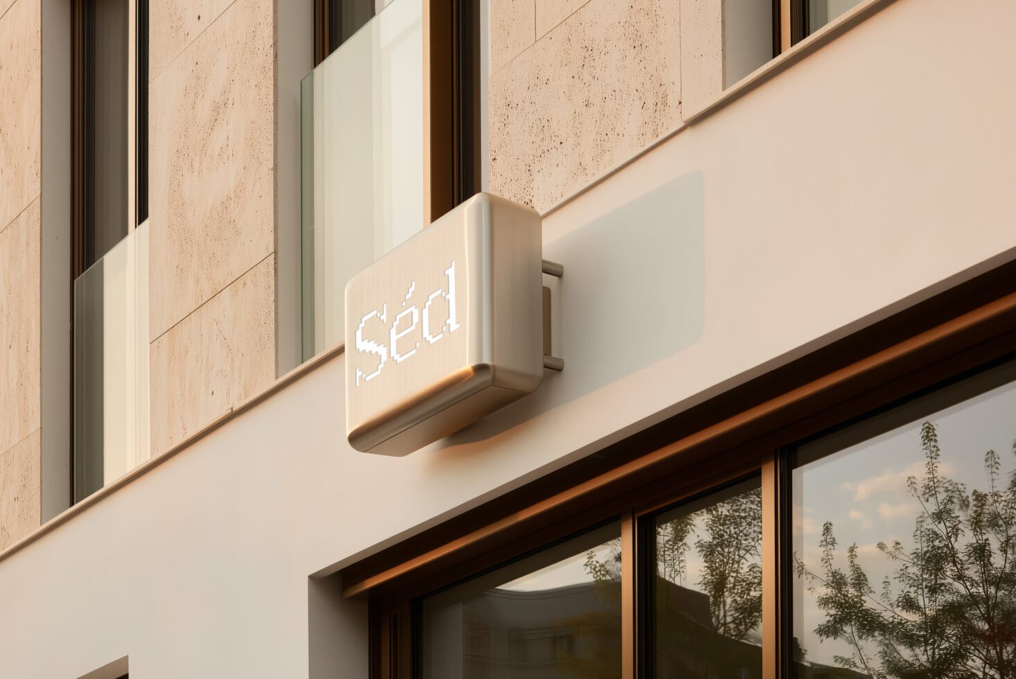 Cut-out Lightbox Sign D14 Mockup preview 3