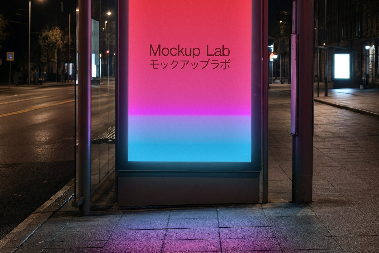 Bus Stop 02ML Mockup preview 3