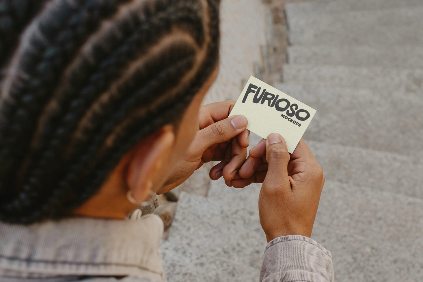 Business Card Mockup 03UC preview 1