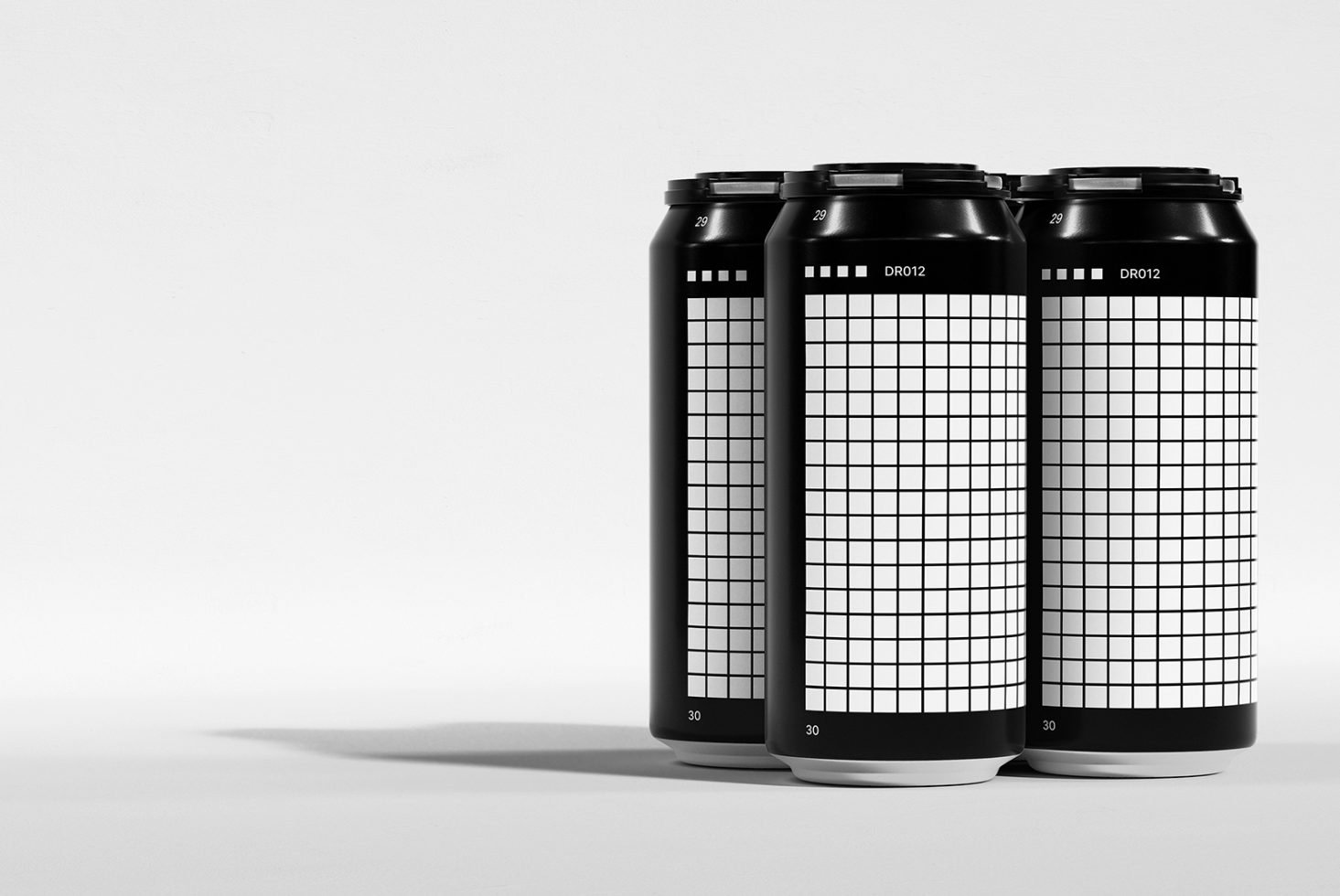 Four Pack (440ml) Mockup