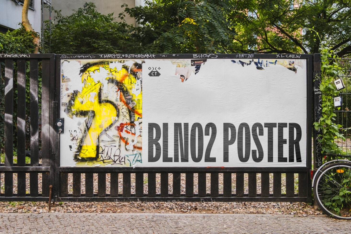 Torn Poster Mockup BLN02