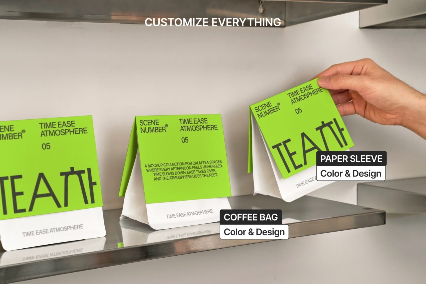S#5 TEA Coffee Bag 03 Mockup preview 3