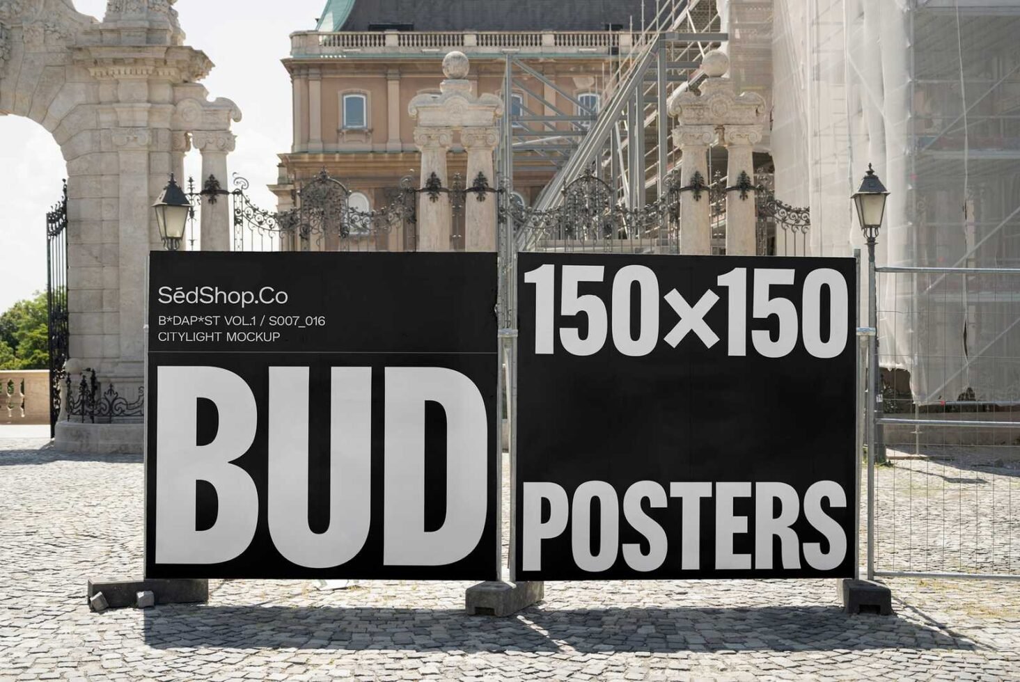 Square Poster Mockup S007-016
