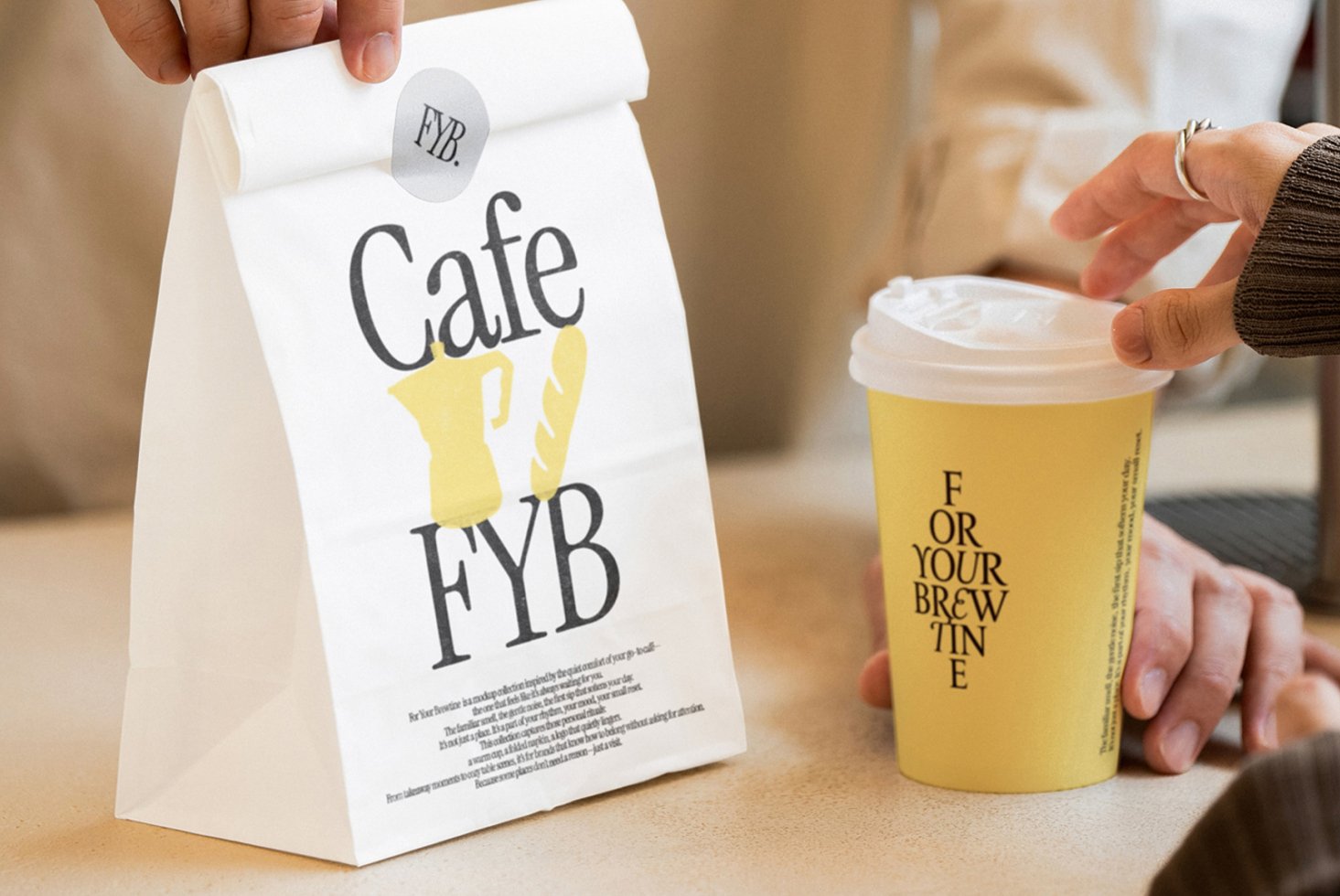 S#4 FYB Takeaway Bag 02 Mockup preview 2