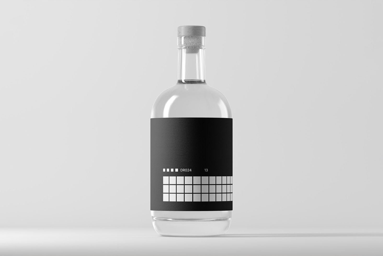 Gin Bottle Mockup