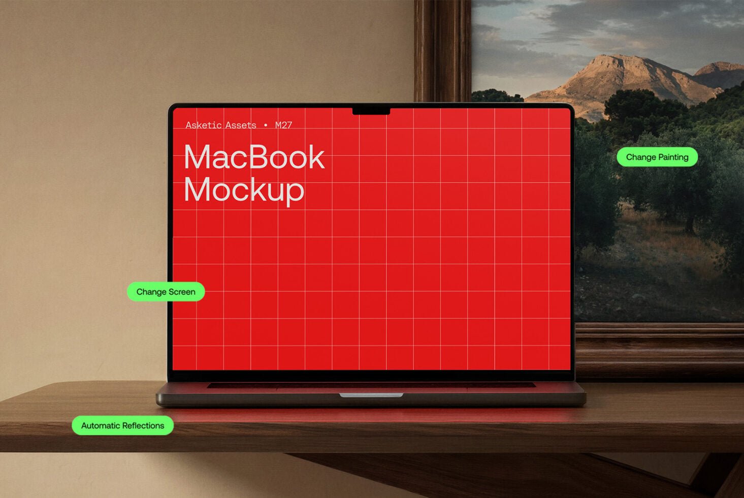 MacBook Mockup M27 preview 3