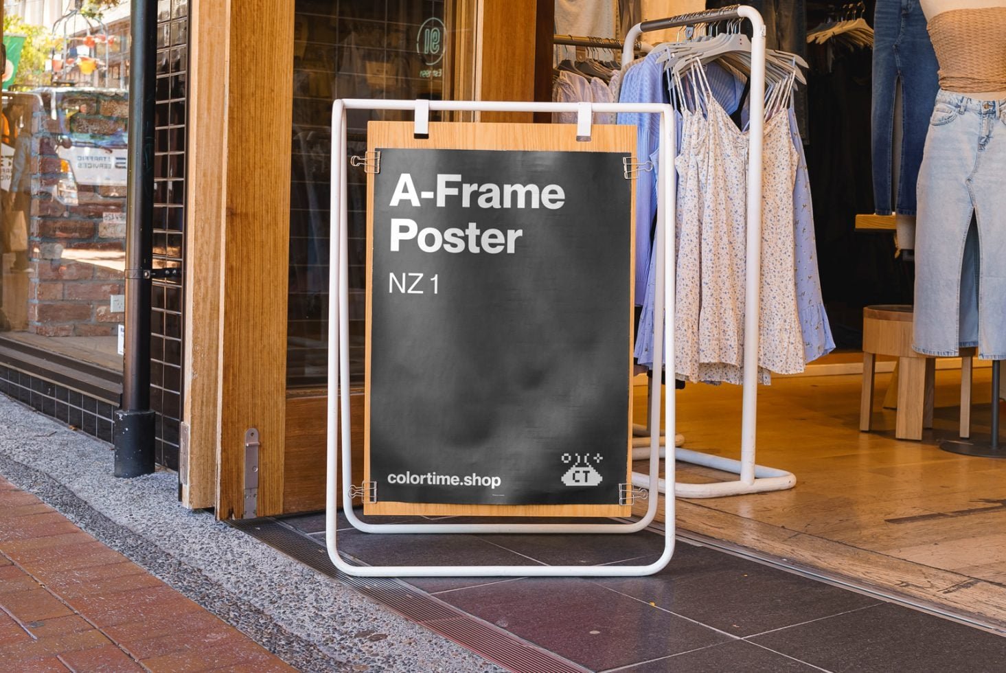 A-Frame Poster Mockup NZ 01