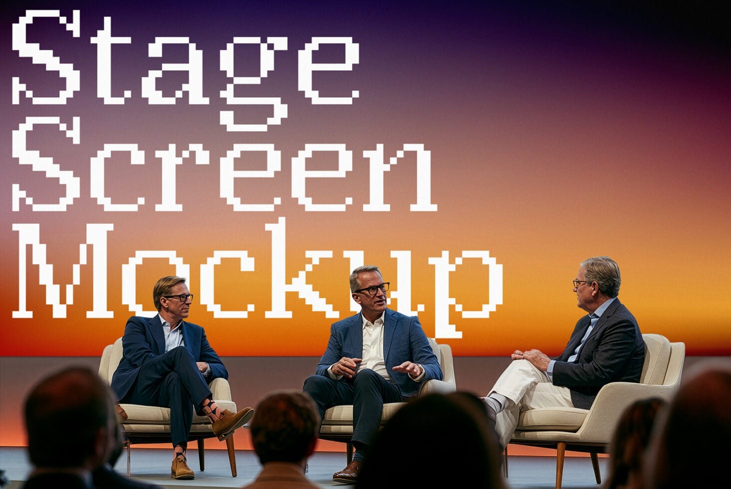Conference Stage Screen D40 Mockup preview 5