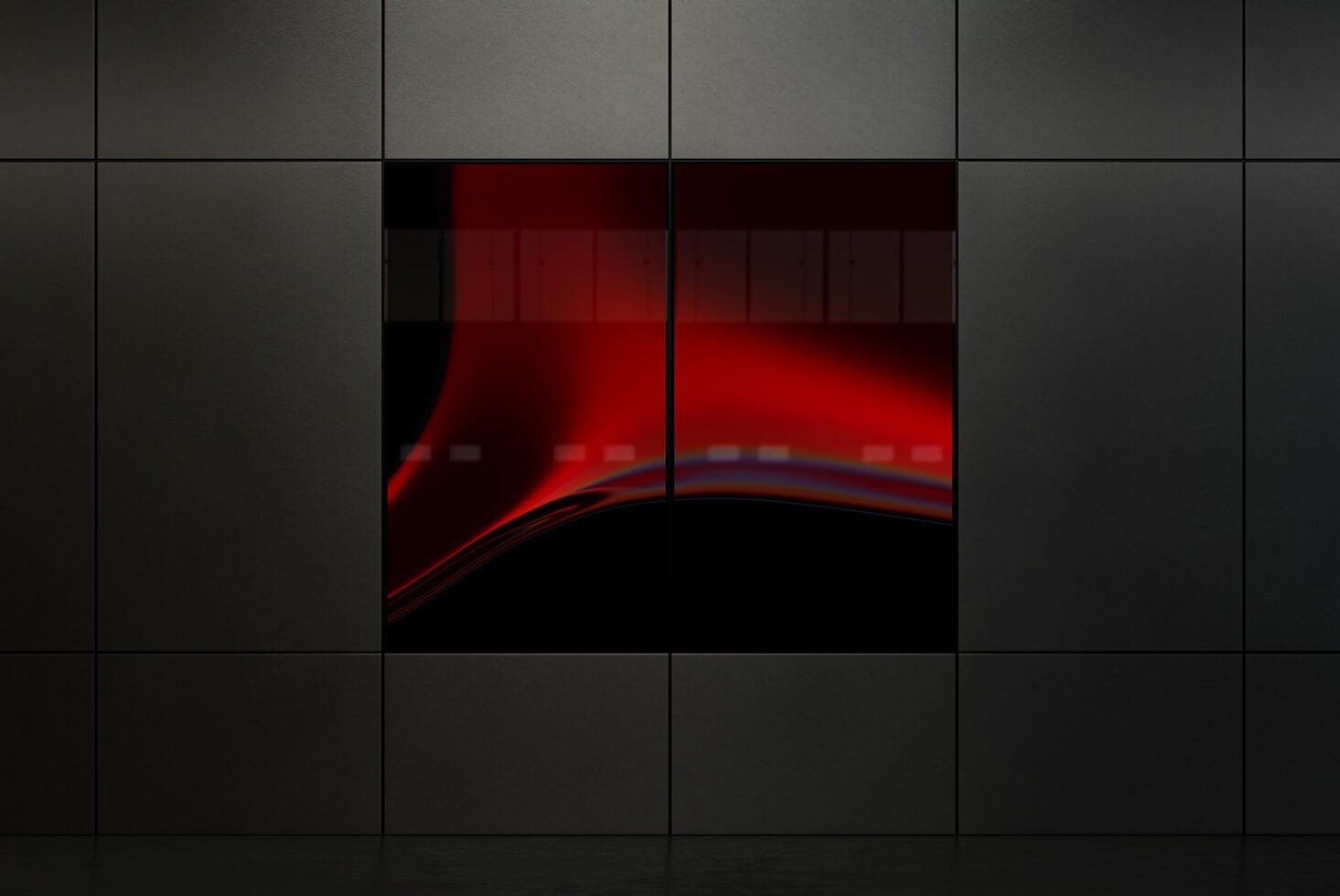 Vertical Displays (Dual) Mockup