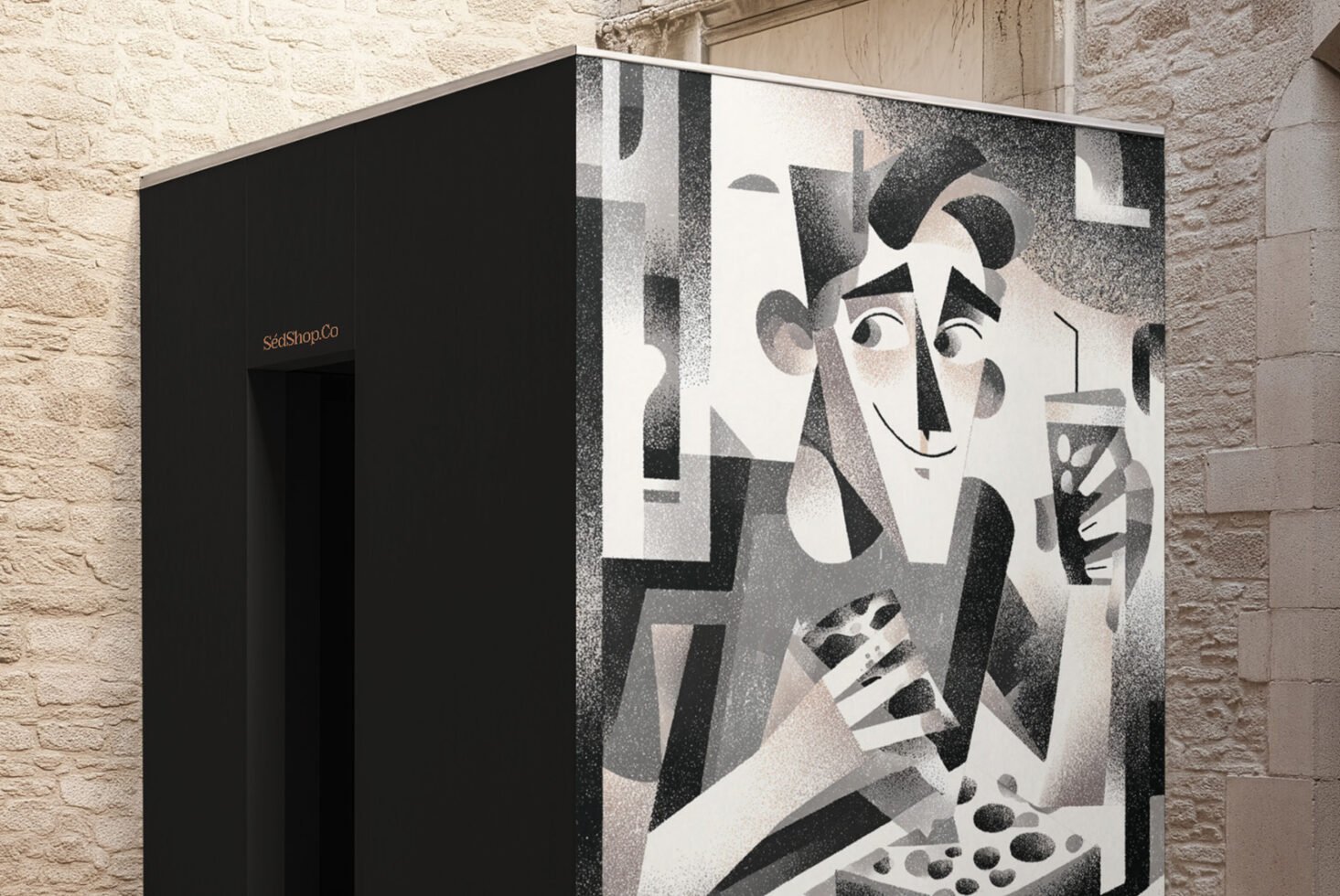 Mural Wall D31 Mockup preview 9