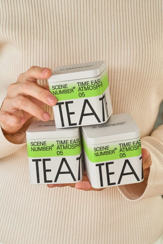 S#5 TEA Square Tin Canister 02 Mockup preview 5