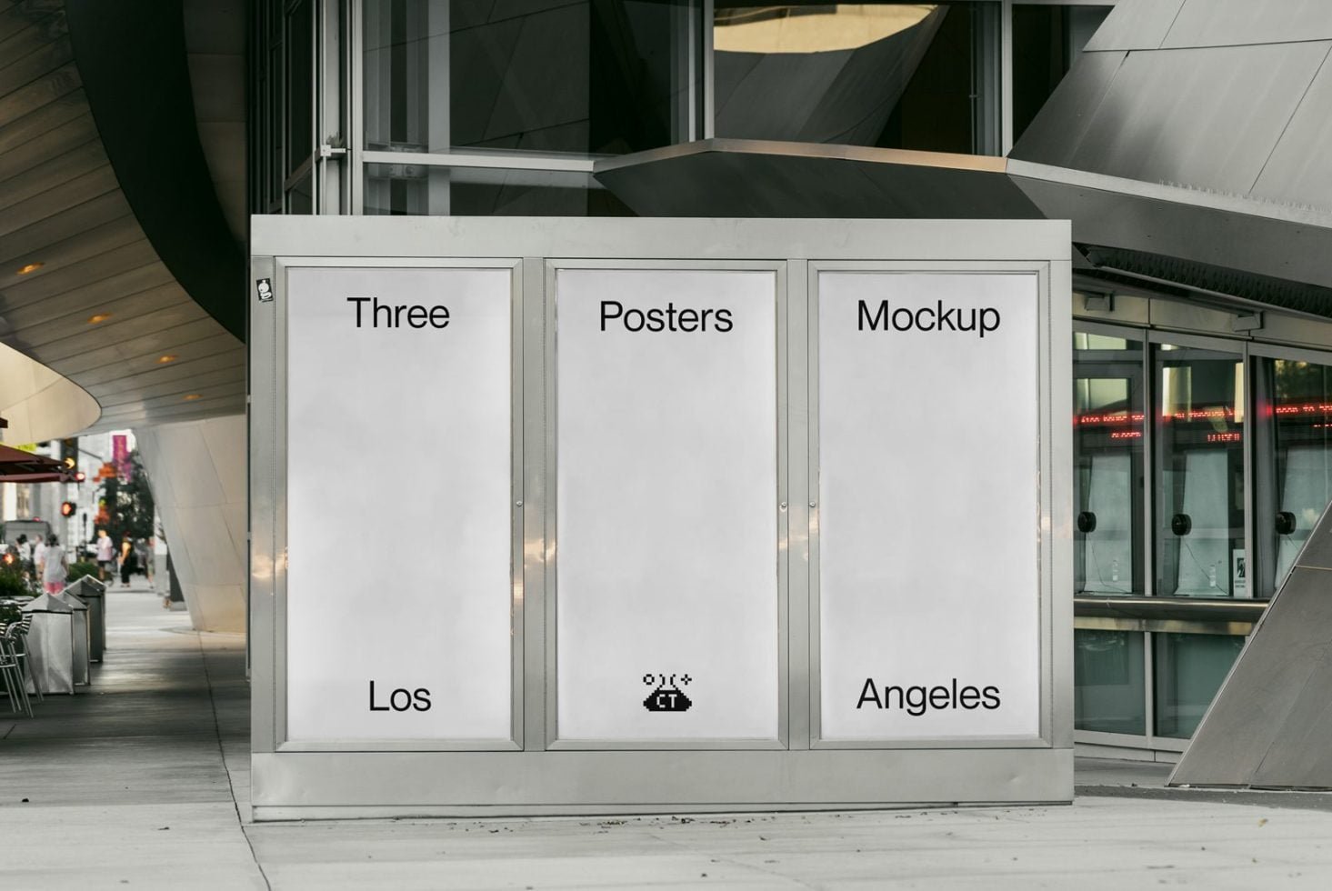 Three Posters Mockup LA 01