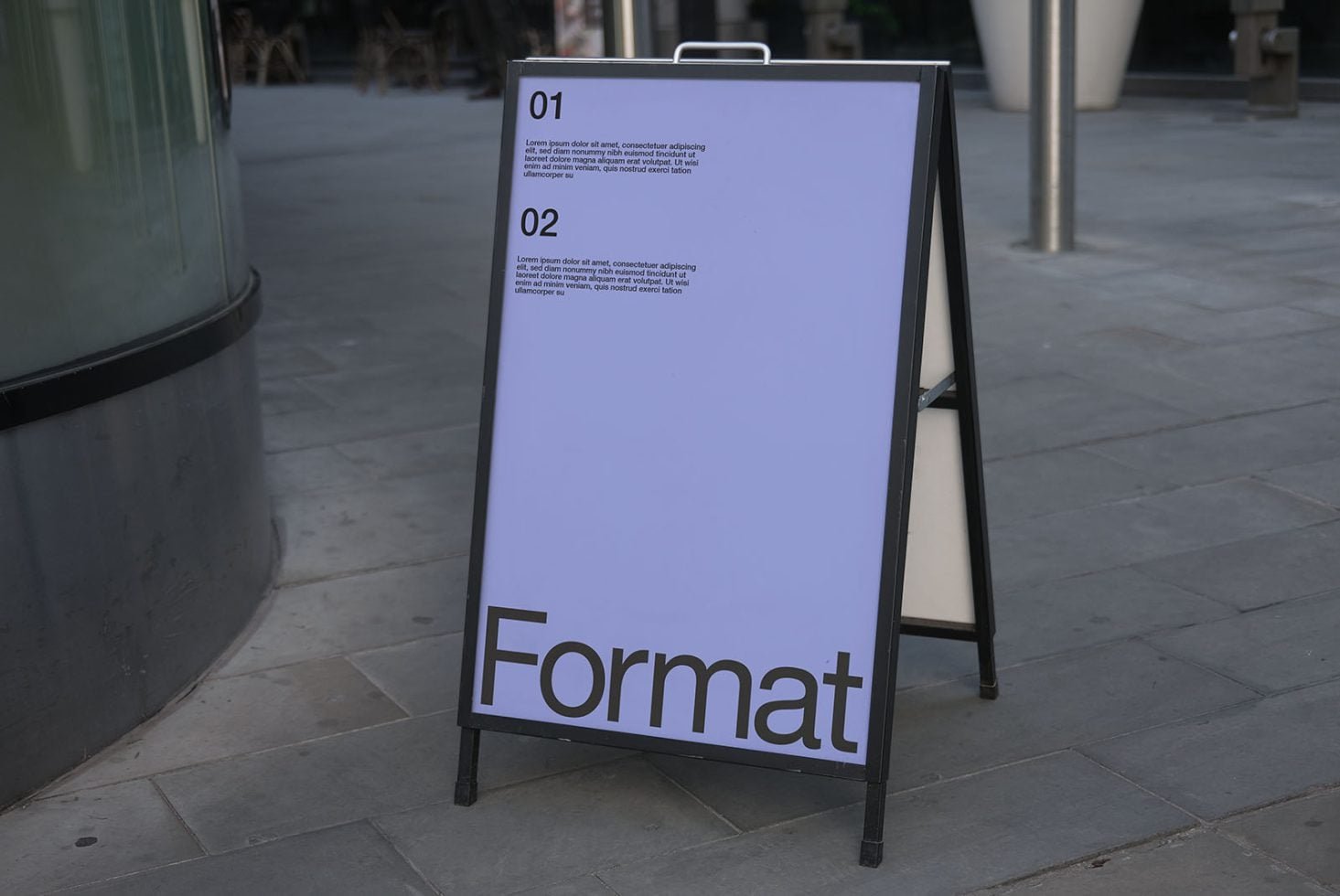 Format B2 A-Board Mockup 01 preview 1