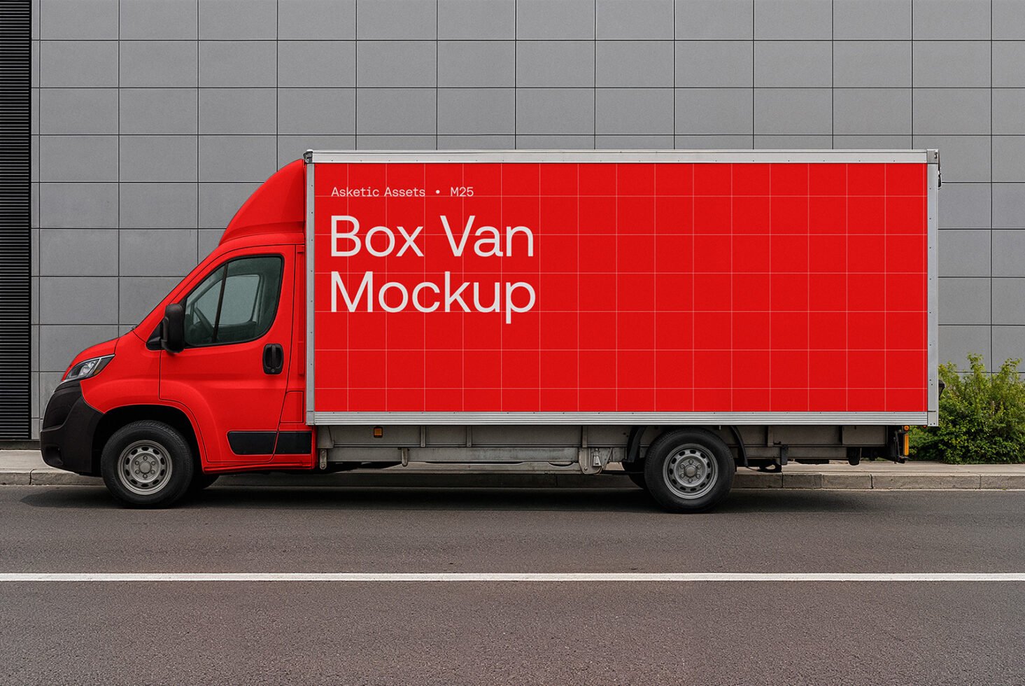 Box Van Mockup M25