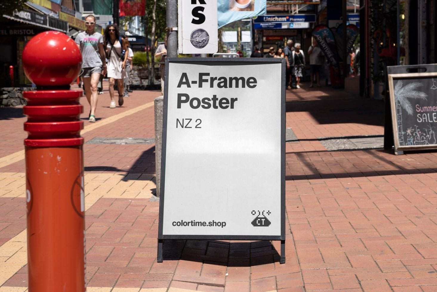 A-Frame Poster Mockup NZ 02