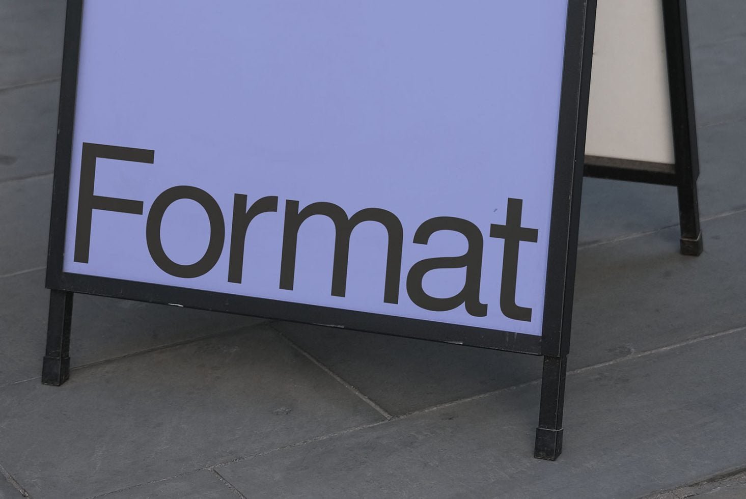 Format B2 A-Board Mockup 01 preview 2