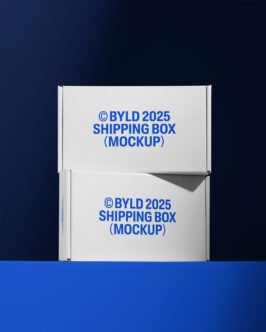 Shipping Boxes 01 Mockup