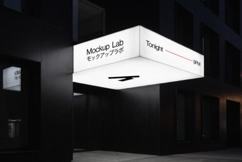 Signage 10ML Mockup
