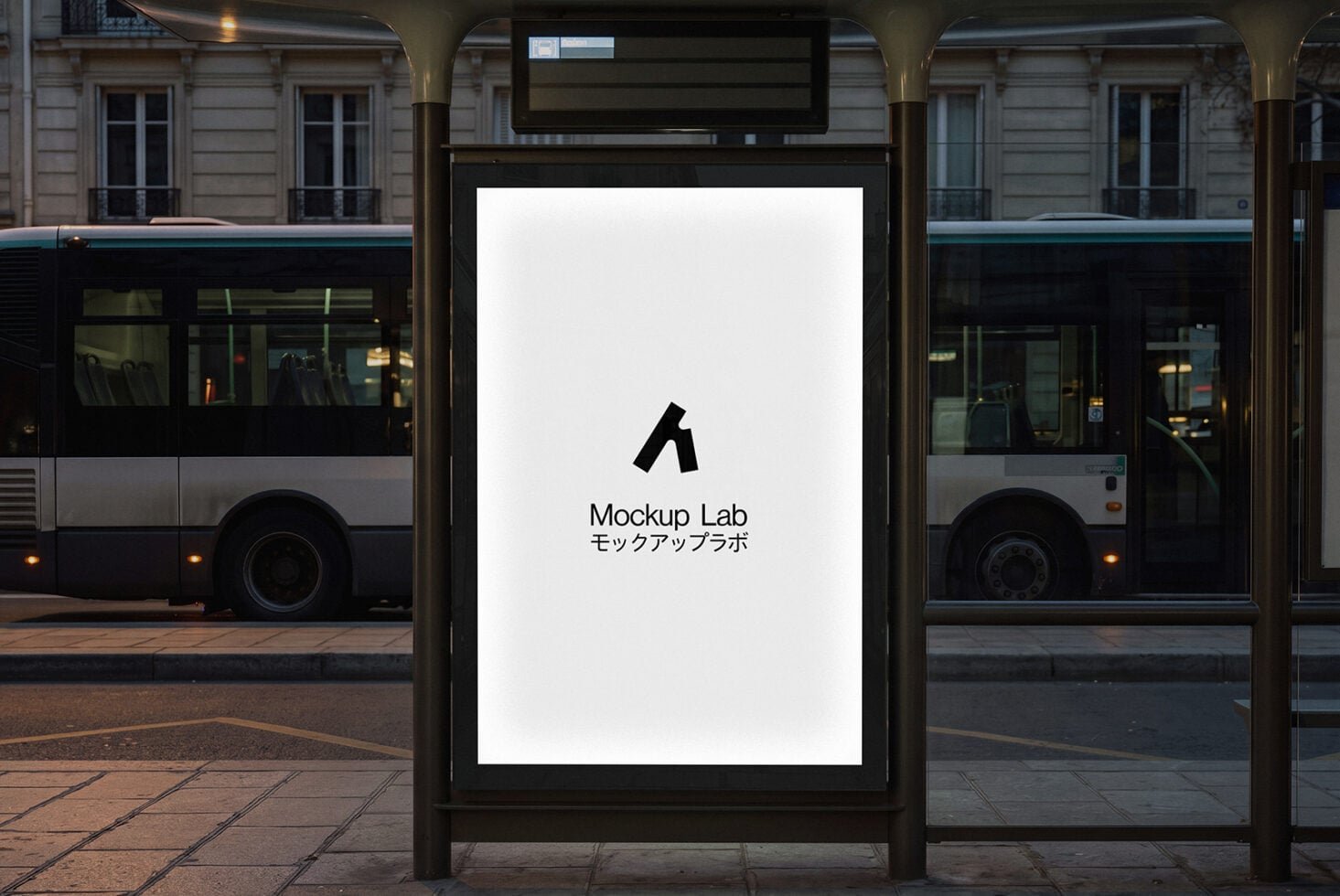 Bus Stop 03ML Mockup preview 2