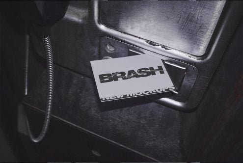 Business card Mockup Brash 07