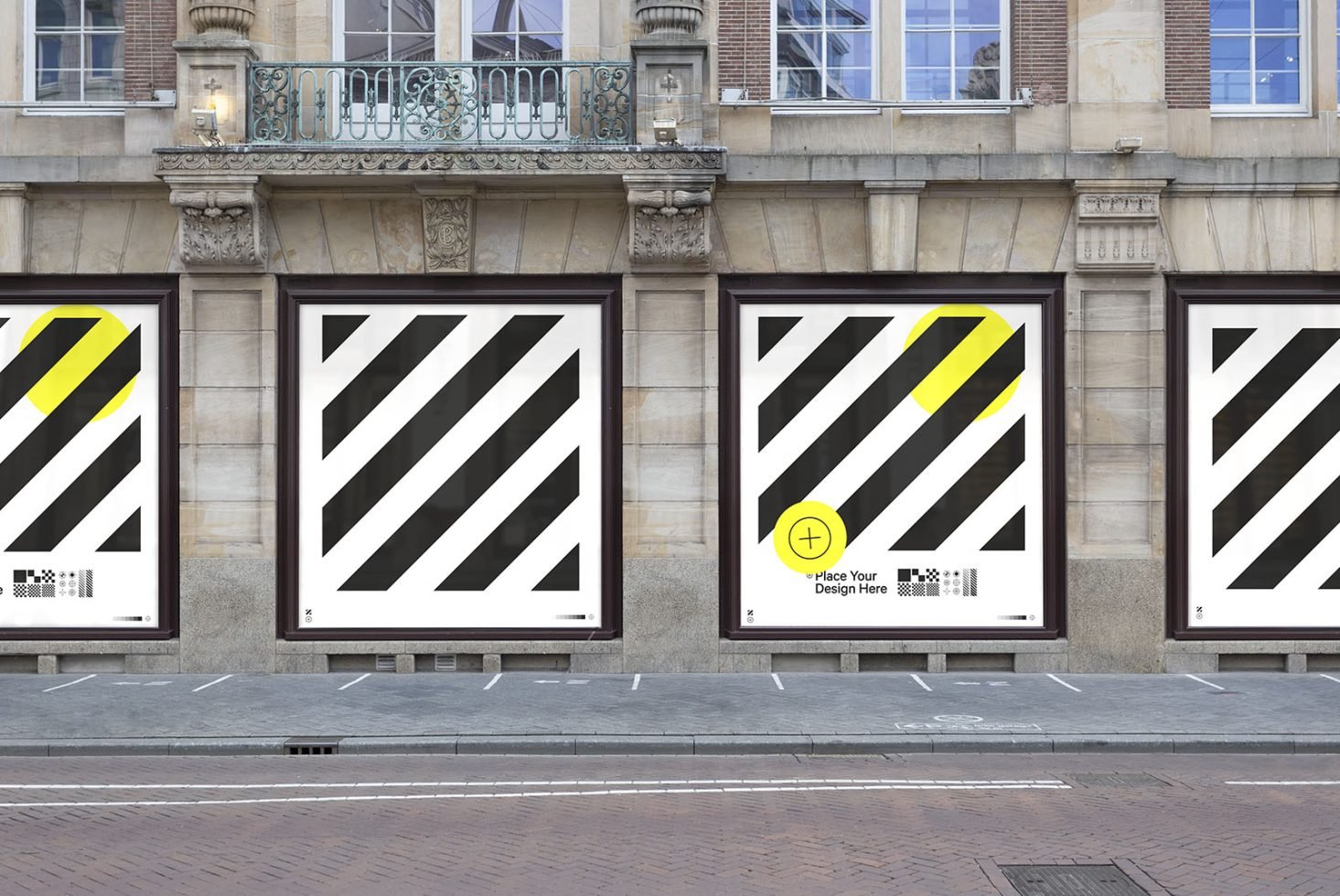Store Window Sticker Mockup HM 009