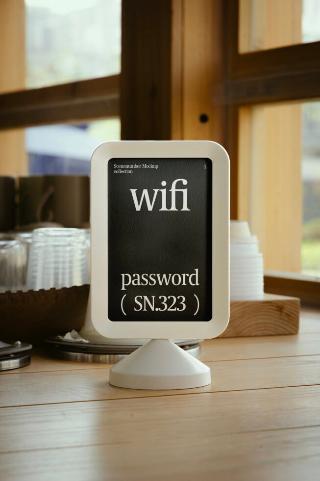 S#1 EoM Table Sign 01 Mockup