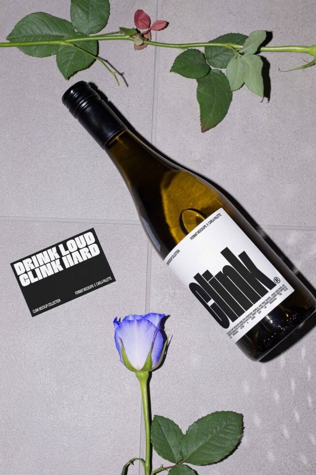 CLINK WINE BOTTLE 07