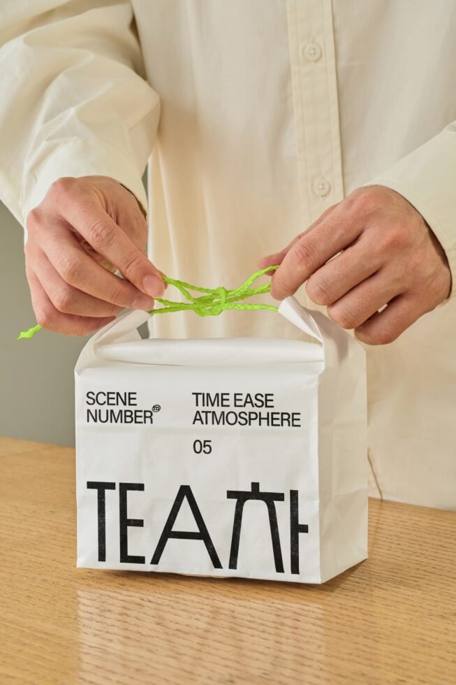 S#5 TEA Takeaway Bag Mockup preview 5