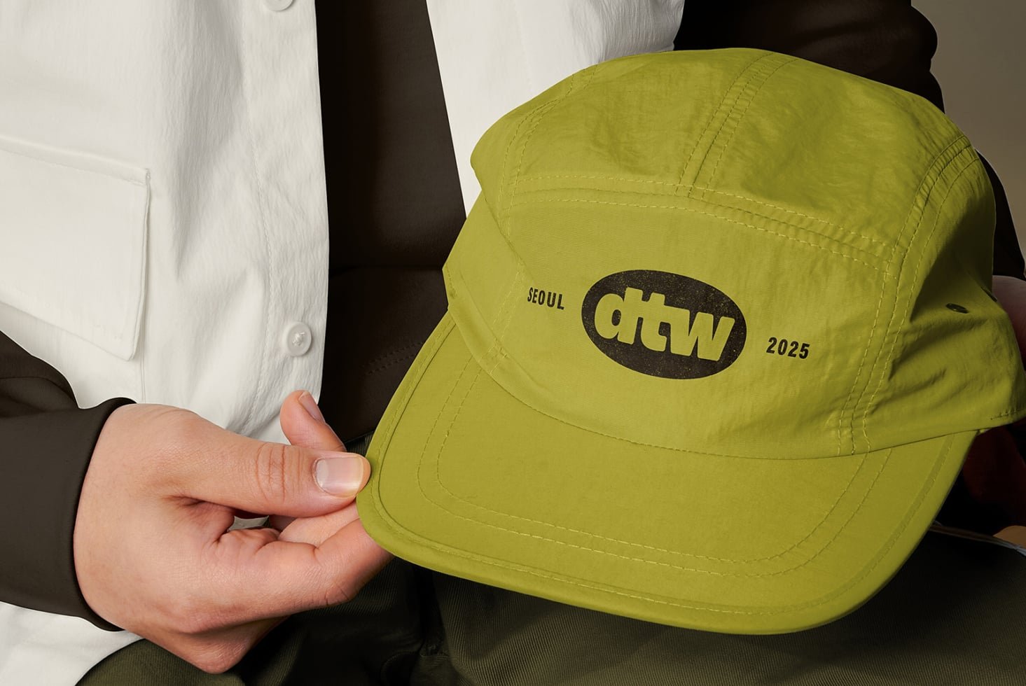 S#2 DTW Camp Cap Mockup preview 2